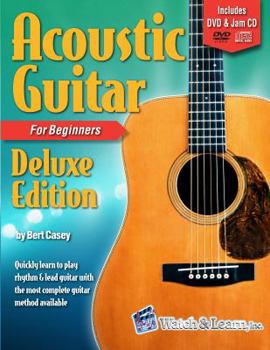 Paperback Acoustic Guitar Primer Book for Beginners - Deluxe Edition (DVD/CD) Book