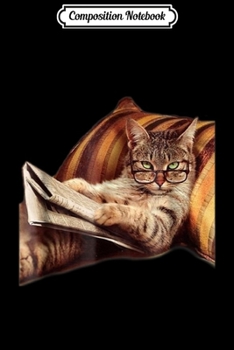 Paperback Composition Notebook: Funny Reading Cat Meme - Internet Humor Book Journal/Notebook Blank Lined Ruled 6x9 100 Pages Book