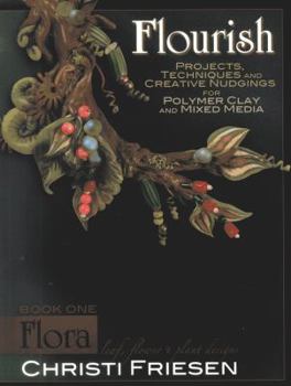 Paperback Flourish Book 1 Flora: Leaf, Flower, and Plant Designs Book