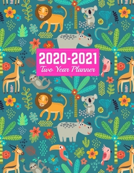 2020-2021 Two Year Planner: Handy 24-Months Calendar, 2-Year Appointment Business Planners, Agenda Schedule Organizer Logbook and Journal Art Cover 00023187