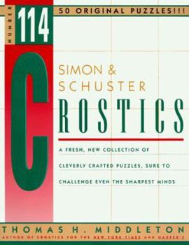 Paperback Simon & Schuster Crostics #114 Book