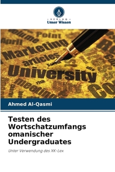 Paperback Testen des Wortschatzumfangs omanischer Undergraduates [German] Book