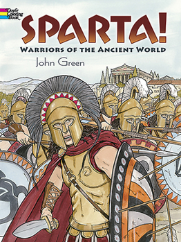 Paperback Sparta! Coloring Book: Warriors of the Ancient World Book
