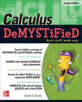 Paperback Calculus Demystified, Second Edition Book