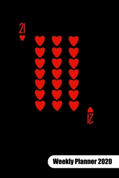 21. Weekly Planner 2020: Blackjack Notebook and Journal, weekly planner calendar 2020 6x9.