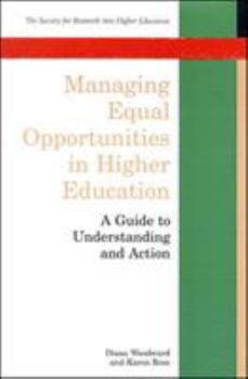 Paperback Managing Equal Opportunities in Higher Education Book