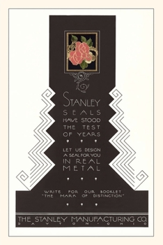 Paperback Vintage Journal Art Deco Poster for Metal Seals Book