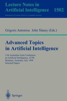 Paperback Advanced Topics in Artificial Intelligence: 11th Australian Joint Conference on Artificial Intelligence, Ai'98, Brisbane, Australia, July 13-17, 1998 Book
