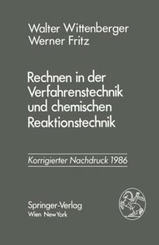 Paperback Rechnen in Der Verfahrenstechnik Und Chemischen Reaktionstechnik [German] Book