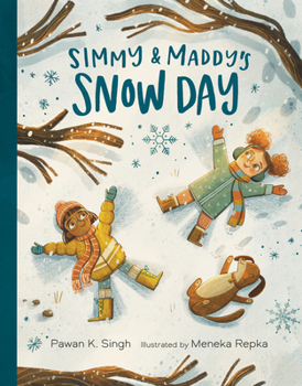 Hardcover Simmy and Maddy's Snow Day Book