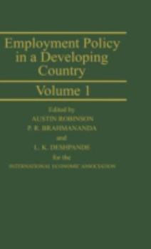 Hardcover Employment Policy in a Developing Country: A Case-Study of India Book