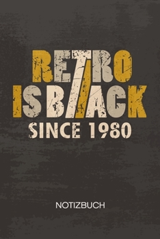 NOTIZBUCH A5 Dotted: Retro Liebhaber Notizheft GEPUNKTET 120 Seiten - Geburtstagsgeschenk Notizblock 80er Jahrgang Skizzenbuch - Vintage Geschenk f�r Retro Liebhaber Vintage Liebhaber 90er Kind