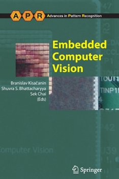 Paperback Embedded Computer Vision Book