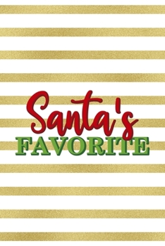 Santa's Favorite: Notebook Journal Composition Blank Lined Diary Notepad 120 Pages Paperback Blue Stickers Monster C