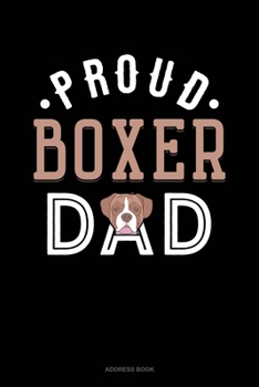 Paperback Proud Boxer Dad: Address Book