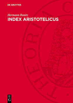 Hardcover Index Aristotelicus [Latin] Book
