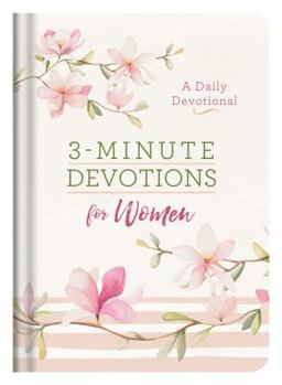 Hardcover 3-Minute Devotions for Women: A Daily Devotional Book