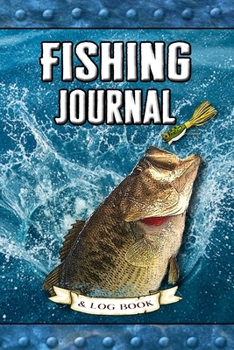 Paperback Fishing Diary: Fishing Journal and Log Book