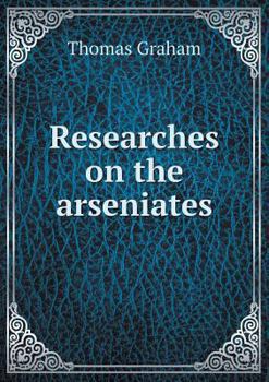 Paperback Researches on the arseniates Book