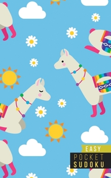 Pocket Sudoku Easy: 158 Easy Sudoku Puzzles - Pocket Sudoku Puzzle Books - Large Print Sudoku Puzzle Books For Adults - Sudoku For Seniors - Travel Size - Alpacas