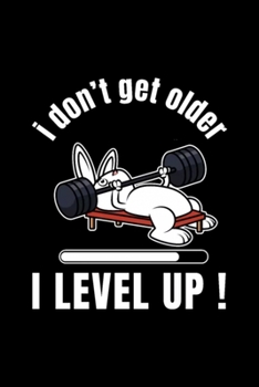 Paperback Level Up Rabbit Funny: Blank Lined Notebook Journal for Work, School, Office - 6x9 110 page Book