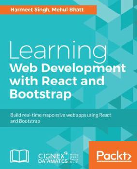 Paperback Learning Web Development with React and Bootstrap Book