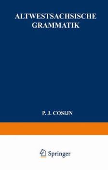 Paperback Altwestsächsische Grammatik [German] Book