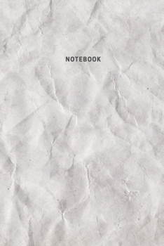 Paperback Marble Notebook: Simple Gray White Marble Composition Book Journal Diary For Writing Notes Book