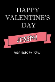Paperback happy valentine's day Joseph Quote: composition notebook: valentine's day gift for an happy valentine day gratitude your lover Book