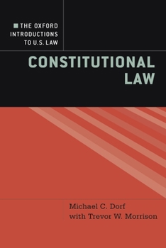 Paperback The Oxford Introductions to U.S. Law: Constitutional Law Book