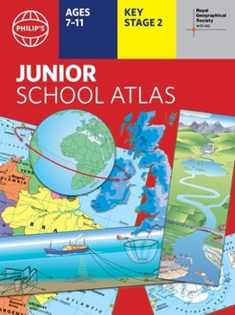 Paperback Philip's RGS Junior School Atlas: 12th edition PB (Philip's World Atlas) Book