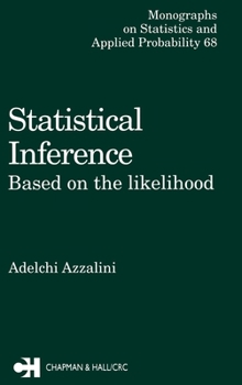 Hardcover Statistical Inference Based on the likelihood Book