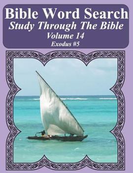 Paperback Bible Word Search Study Through The Bible: Volume 14 Exodus #5 [Large Print] Book