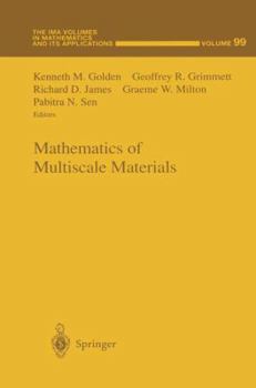 Paperback Mathematics of Multiscale Materials Book