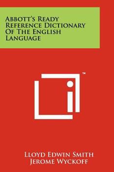Paperback Abbott's Ready Reference Dictionary of the English Language Book