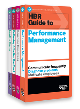 Paperback HBR Guides to Performance Management Collection (4 Books) (HBR Guide Series) Book
