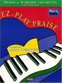 Paperback EZ-Play Praise: Praise and Worship Favorites for Big-Note Piano Book