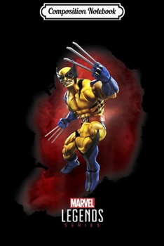 Composition Notebook: Marvel Legends Series Wolverine Portrait  Journal/Notebook Blank Lined Ruled 6x9 100 Pages