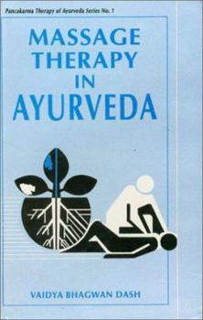 Hardcover Massage Therapy in Ayurveda Book