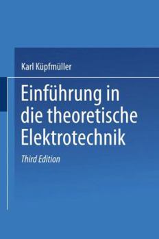 Paperback Einführung in Die Theoretische Elektrotechnik [German] Book