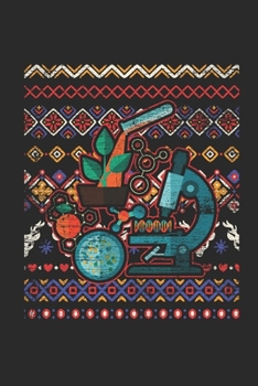 Christmas Sweater - Biology: Blank Lined Notebook / Journal (6 X 9 -120 Pages) – Ugly Christmas Gift Idea