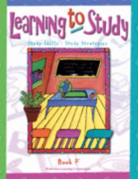 Paperback Learning to Study - Book F: Grade 6 Book