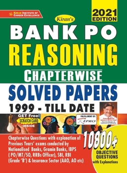 Paperback Bank PO-Chapterwise-Reasoning-Eng-2021 Book