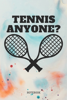 Paperback Notebook: Tennis Coach Planner / Organizer / Lined Notebook (6" x 9") Book