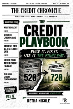 Paperback The Credit Playbook: Build It. Fix It. Use It The Right Way. Book