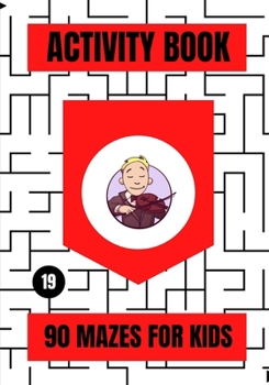 Paperback Activity Book: 90 Mazes for Kids Book