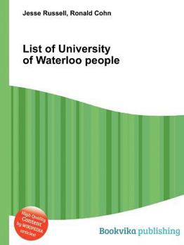 Paperback List of University of Waterloo People Book