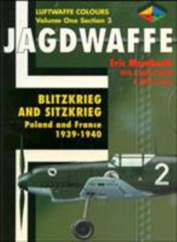 Jagdwaffe: Blitzkrieg & Sitzkrieg: Poland & France 1939-1940 -Volume One Section 3 (Luftwaffe Colours) - Book  of the Luftwaffe Colours