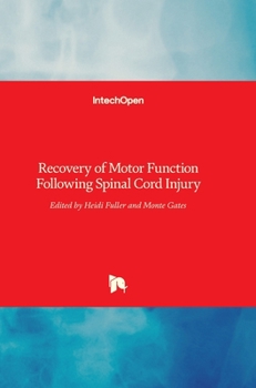 Hardcover Recovery of Motor Function Following Spinal Cord Injury Book