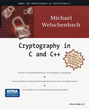 Paperback Cryptography in C and C++ [With CDROM] Book
